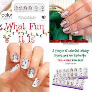 What fun it is, color street nail polish strips